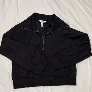 SPANX AirEssentials half zip with shimmer